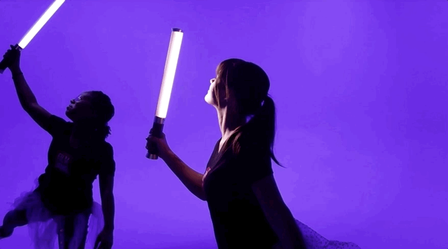 Have subject move with the light