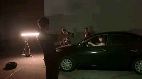 viltrox, viltrox lights, passing cars, car scene, night scene